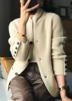 Elegant Cardigan With Buttons