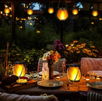 Dancing flame Solar Lantern Outdoor Lights