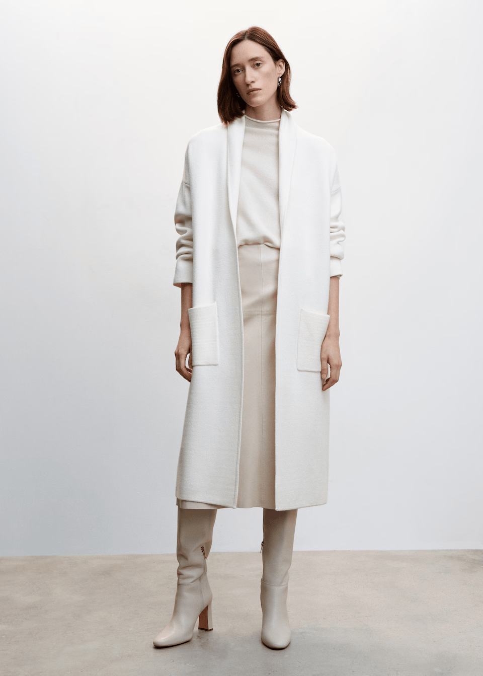 Oversized knitted coat with pockets (🔥Same as in the video)