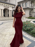 Women's Elegant Off Shoulder Bodycon Party Evening Dress (Buy 2 Free Shipping)