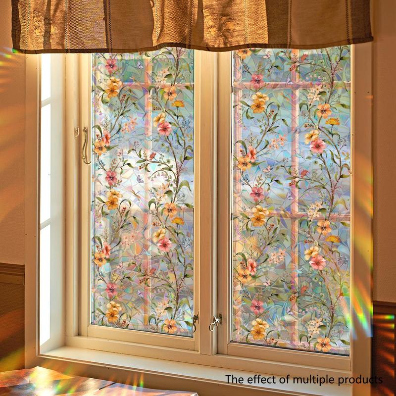 Floral Pattern Window Sticker