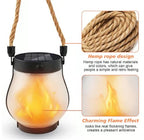 Dancing flame Solar Lantern Outdoor Lights