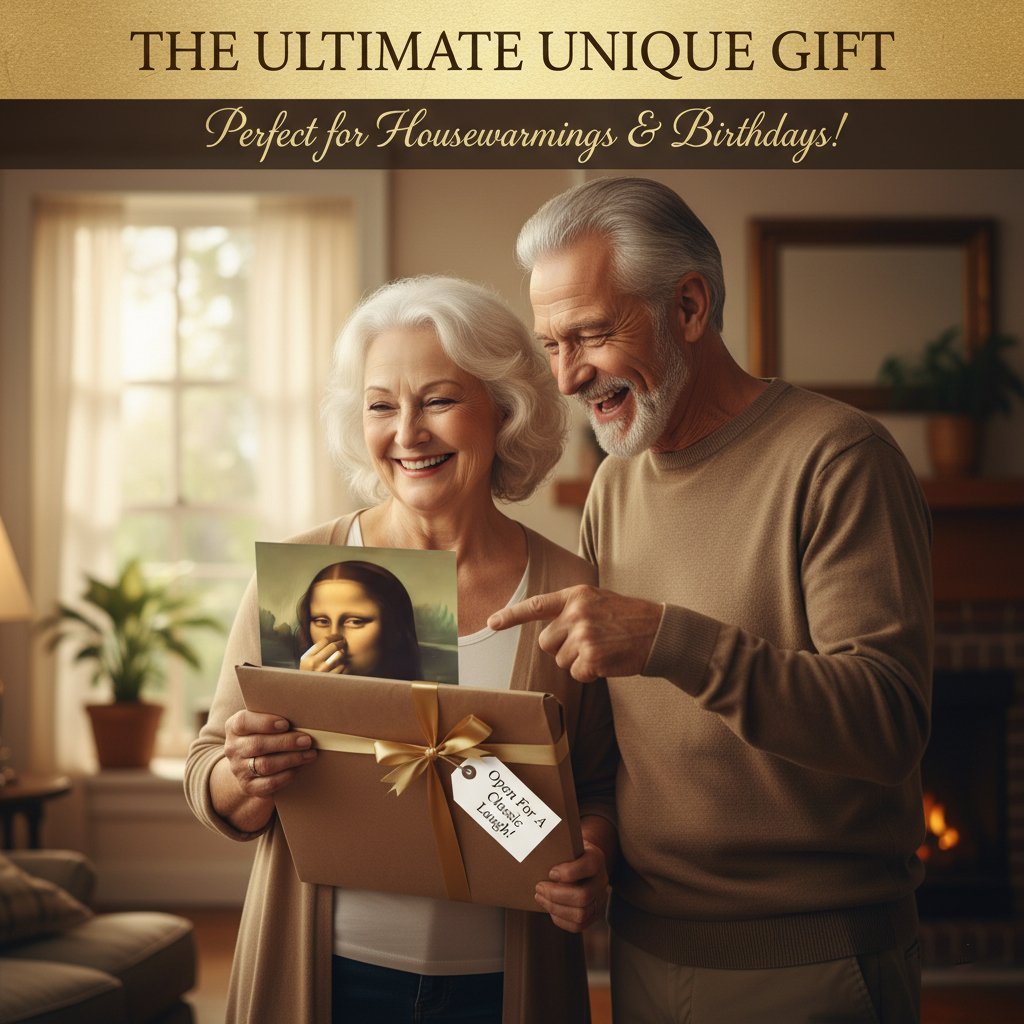 Interesting Mona Lisa art imitation oil painting wall decoration