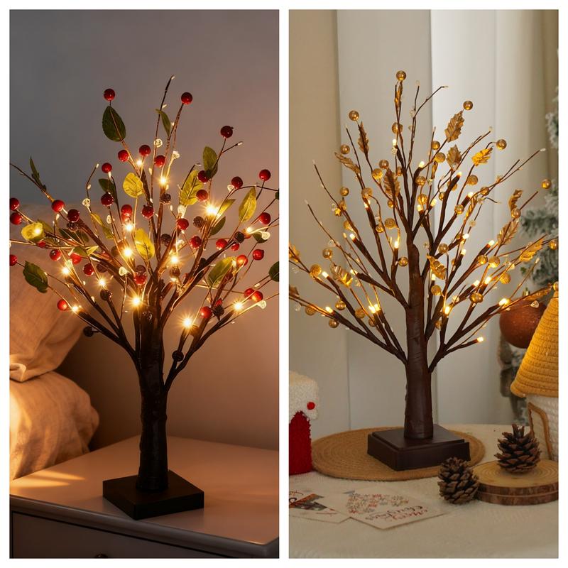 Red Fruit Tree LED Lights