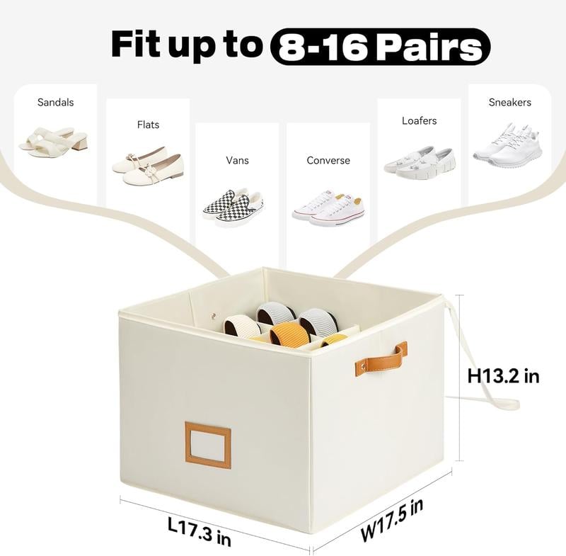 Fabric Shoe Organizer Storage Box