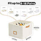 Fabric Shoe Organizer Storage Box