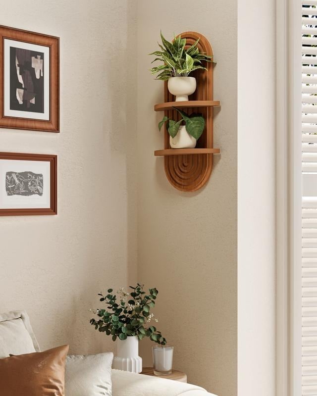 Boho Style Plant Shelf