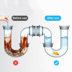 12/set Pipe Cleaning Sticks Oil Decontamination Kitchen Toilet Bathtub Drain Cleaneer mysite