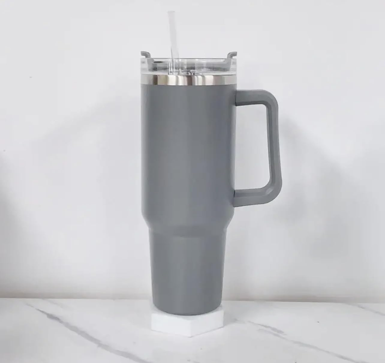 1200ml Stainless Steel Tumbler with Lid & Straw – Vacuum Insulated