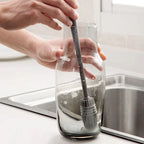 Silicone Long Handle Bottle Cleaning Brush – Multipurpose for Various Bottle Openings