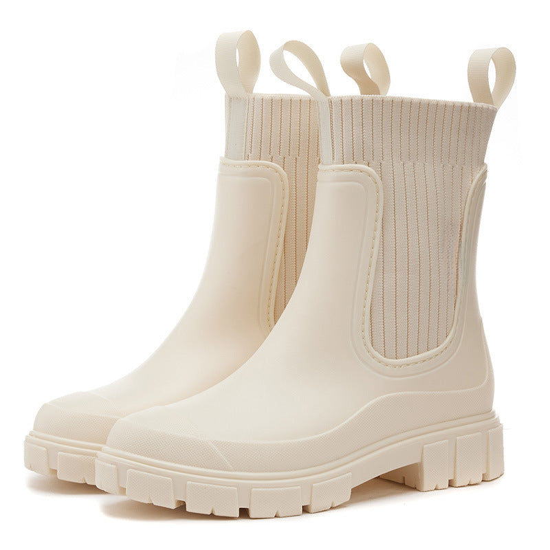 Waterproof Non-Slip Thick Sole Mid-Calf Boots