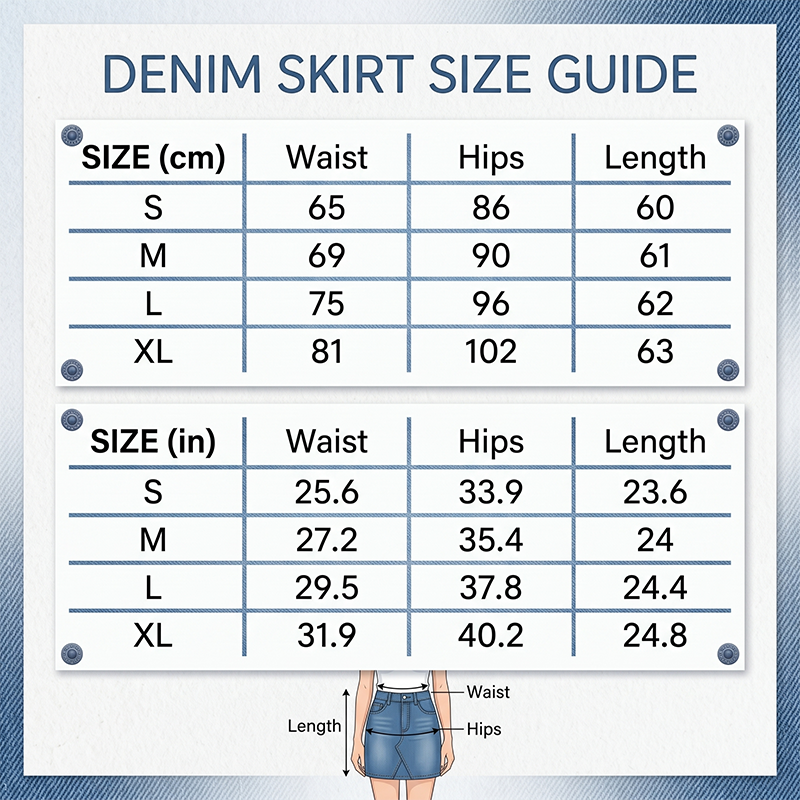 Flared-hem midi denim skirt