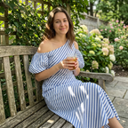 👗 LIMITED-TIME 49% OFF! ✨ Women's Striped Off Shoulder Dress – Elegant, Flowy, Summer Chic 🌊
